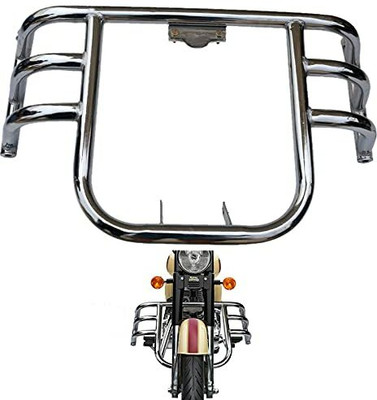 NIYAMAT 3 Bend Metal Bar-Rod Front Airfly Leg Guard for Royal Enfield Classic 350 Bike Crash Guard(Royal Enfield)