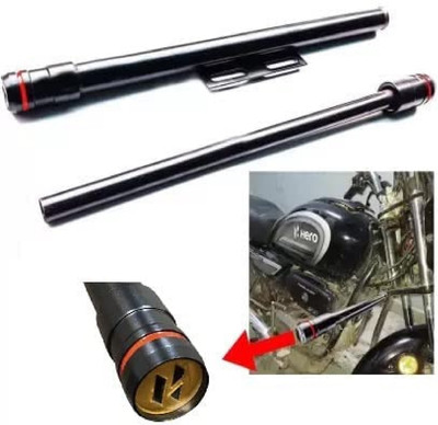 DheVan STYLISH HEAVY SINGLE ROD OPEN LEG GUARD FOR SPLENDOR BIKE DLG-01C Bike Leg Guard(Hero, Honda)