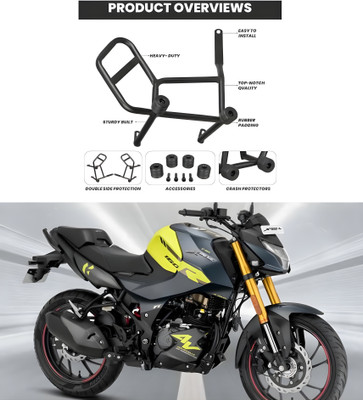 RS ACESSORIES HUB Best Heavy Quality Metal Crash Guard Compatib.le X-TREME 160R(Hero)