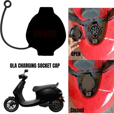 SRPHERE OCP 11_Ola S1/S1 Pro/Air Scooter Charger Socket TPU Cover Bike Crash Guard(Ola)
