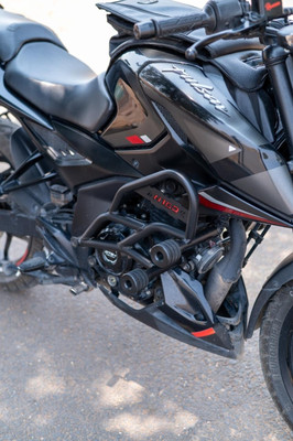 MOXZILLA Pulsar N160 crash guard Sporty Type with 4 Slider Bike Crash Guard(Bajaj)