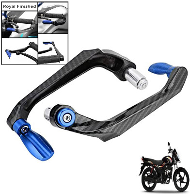 Generox Handlebar Brake Clutch Lever Hand Guard Protector GXcarbonLGBLUE160 Bike Crash Guard(Mahindra)