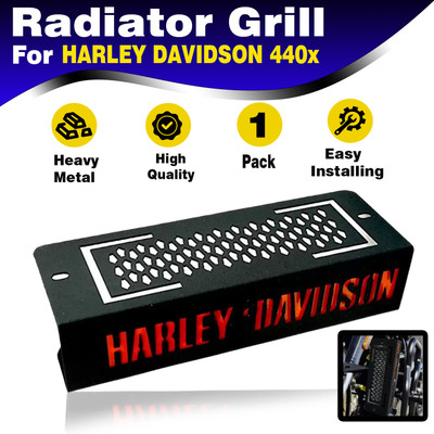 ASRYD Heavy Radiator Guard for Harley Davidson X440 Bike Radiator Guard Bike Radiator Guard(Harley Davidson)
