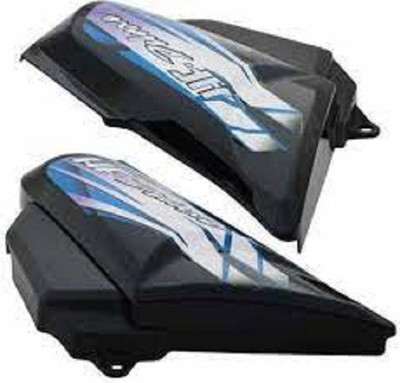 ARPIT ENTREPRISE Side Panel For HF Deluxe (Black/Blue) Bike Crash Guard(Hero)