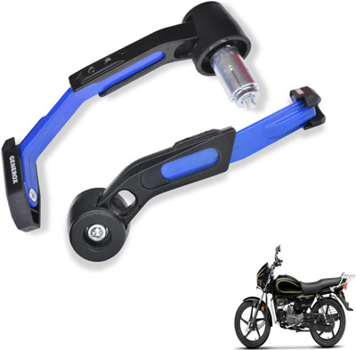 Generox Adjustable CNC Lever Guard for All Bike BlueLG315 Bike Crash Guard(Hero)