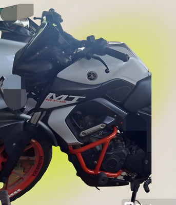 RS ACESSORIES HUB RED Crash Guard Leg Guard Slider for Yamaha MT-15 BS4 or BS6 Models v1-2(Yamaha)