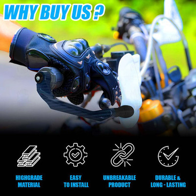 eXarioGadget CNC Brake Clutch Lever Protector Guard for Motorcycles & Bikes Handlebar Handlebar Hand Guard(Universal For Bike)