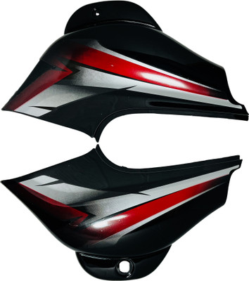shree trading CT 100 BLACK RED SIDE PANEL Bike Crash Guard(Bajaj)