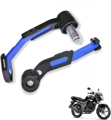 Generox Adjustable CNC Lever Guard for All Bike BlueLG254 Bike Crash Guard(Yamaha)