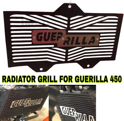 imad RADIATOR GUARD FOR GUERILLA 450 Bike Radiator Guard(Royal Enfield)