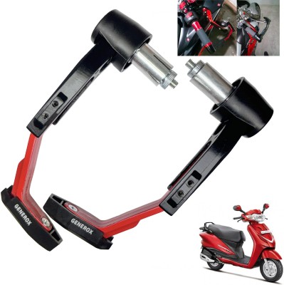 Generox Handle Protector Lever Guard for All Bike REDnBLACK_LG089 Bike Crash Guard(Hero)