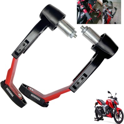 Generox Handle Protector Lever Guard for All Bike REDnBLACK_LG400 Bike Crash Guard(TVS)