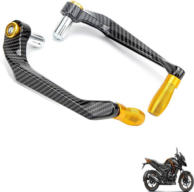 Generox Premium Quality Protective Lever Guard for All BikeGX-CRNF-GolDenLG292 Bike Crash Guard(Honda)
