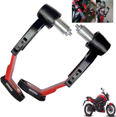 Generox Handle Protector Lever Guard for All Bike REDnBLACK_LG334 Bike Crash Guard(Bajaj)