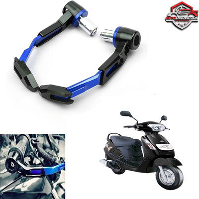 Autoinnovation Blue Black CNC 22mm Brake Clutch Lever Guards Protective Guard-54 Bike Crash Guard(Mahindra)