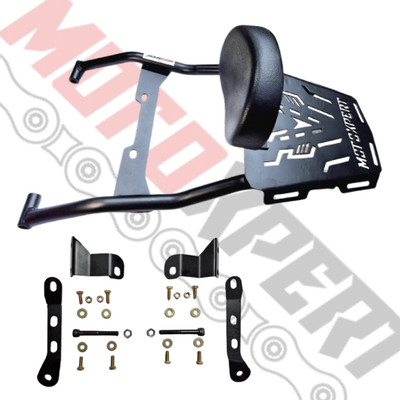MotoXpert TVS Ronin (2025) Top Rack With Back Rest Bike Crash Guard(TVS)