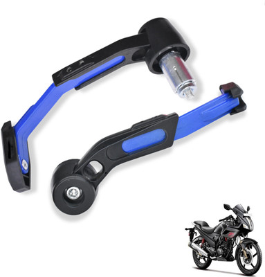 Shopland Adjustable CNC Lever Guard for All Bike LG_Blue147 Bike Crash Guard(Hero)