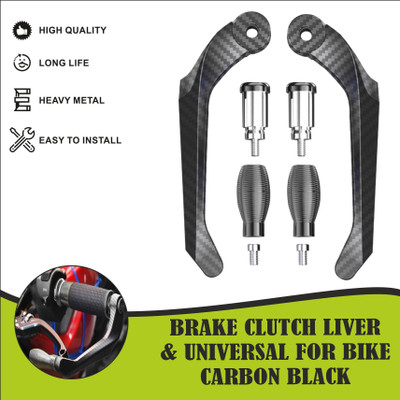 INGPRIDE NEW_GOOD METALCarbon Handlebar Brake Clutch Lever Hand Guard Bike Crash Guard(BMW Motorrad, Bajaj, Kawasaki, JAWA, KTM, Universal For Bike)