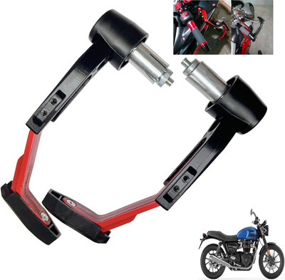Shopland Adjustable Clutch Lever Guard for All Bike SL_Red293 Bike Crash Guard(Triumph)