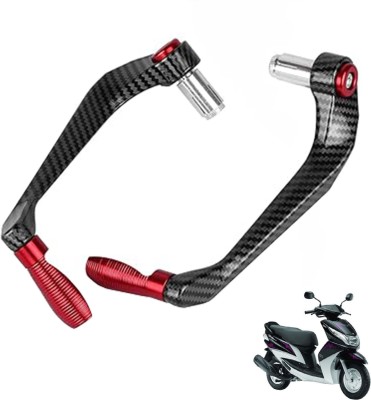 Generox Premium Quality's Protective Lever Guard (RED) for All Bike Bike Crash Guard(Yamaha)