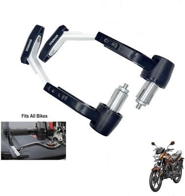 Generox Handle Clutch Lever Protector Guard for All Bike_White139 Bike Crash Guard(Hero)
