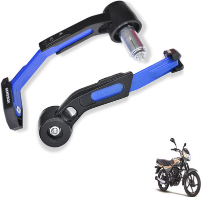 Generox Adjustable CNC Lever Guard for All Bike BlueLG336 Bike Crash Guard(Bajaj)