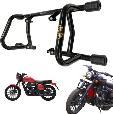 Dhe Best Bike Metal Leg guard / Crash Guard With Frame Slider for Jawa 42