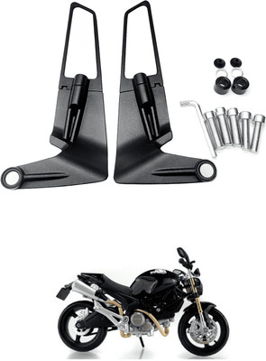 LOVMOTO Manual Blind Spot Mirror For Universal For Bike Universal For Bike(Left, Right)