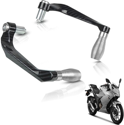 Generox Premium Quality Protective Lever Guard (BLUE) for All BikeGX-CRNF-silverLG331 Bike Crash Guard(Suzuki)
