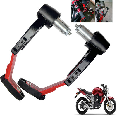 Shopland Adjustable Clutch Lever Guard for All Bike SL-_Red113 Bike Crash Guard(Yamaha)