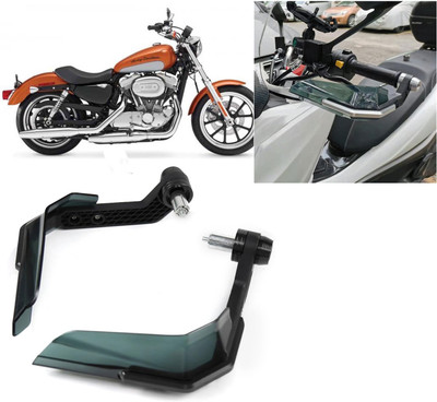 AUTO PEARL Hand Guard Protector Windshield for All Bikes_128 Handlebar Hand Guard(Harley Davidson)