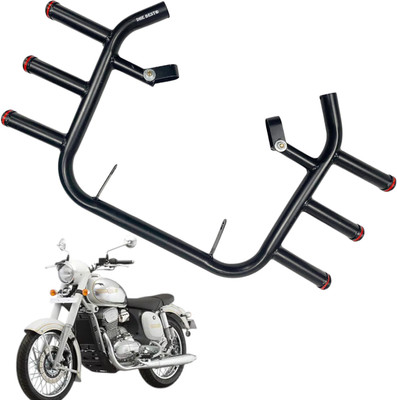 Dhe Best Bike 3 Rod Heavy metal Leg guard / Leg Guard Black for Jawa Standard Bike Leg Guard