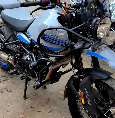 VTN THANOS HEAVY QUALITY CRASH GUARD WITH 4 SLIDERS RE HIMALAYAN 4.5.0(Royal Enfield)