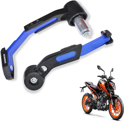 Generox Adjustable CNC Lever Guard for All Bike BlueLG090 Bike Crash Guard(KTM)