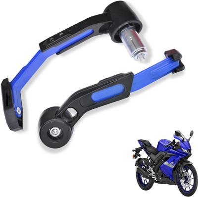 Shopland Adjustable CNC Lever Guard for All Bike LG_Blue286 Bike Crash Guard(Yamaha)