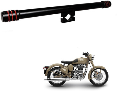 MK Mankrit Heavy Duty Rod Leg Guard Front Bike Safety Stylish 3 Red Strip royal enfield Bike Crash Guard(Royal Enfield)