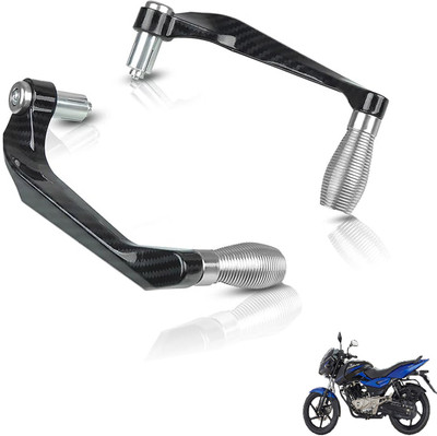 Generox Premium Quality Protective Lever Guard (BLUE) for All BikeGX-CRNF-silverLG185 Bike Crash Guard(Bajaj)