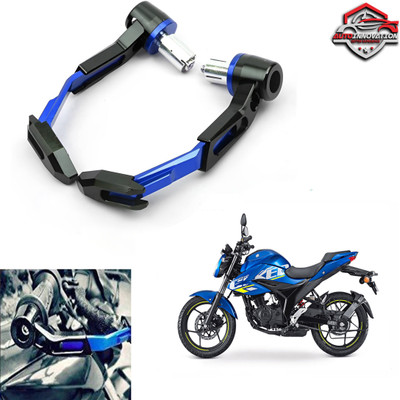 Autoinnovation Blue Black CNC 22mm Brake Clutch Lever Guards Protector Protective Hand Guard-55 Bike Crash Guard(Suzuki)