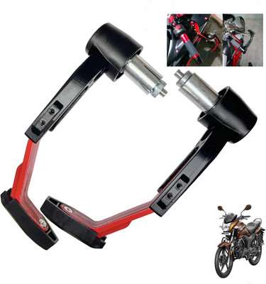 Shopland Adjustable Clutch Lever Guard for All Bike SL-LG_Red139 Bike Crash Guard(Hero)