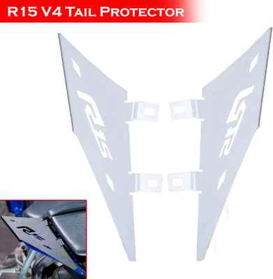 ASRYD Bike R15 V4 R15 M Tail Protector Body Cover Steel Frame Guard White Bike Crash Guard(Yamaha)