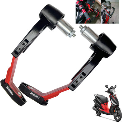 Generox Handle Protector Lever Guard for All Bike REDnBLACK_LG318 Bike Crash Guard(Hero)