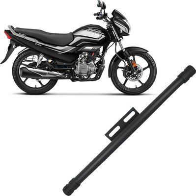 DAZZRIDE Bike Heavy Duty Single Rod Leg Guard for Hero Super Splendor Mat Black All Model Bike Crash Guard(Hero, Universal For Bike)