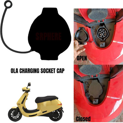 SRPHERE OCP 2_Ola S1/S1 Pro/Air Scooter Charger Socket TPU Cover Bike Crash Guard(Ola)