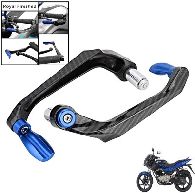 Generox Handlebar Brake Clutch Lever Hand Guard Protector GXcarbonLGBLUE183 Bike Crash Guard(Bajaj)