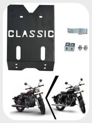 MK Mankrit J_Metal Bullet Engine Guard Plate For (Royal Enfield,Classic) Bike Crash Guard(Royal Enfield)