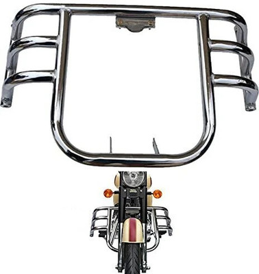 Shreeji Accessorie Saftey Leg Guard 3 Bar Airfly Leg Crash Guard Chrome for Classic 350(Royal Enfield)