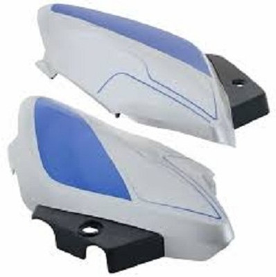 TAWAR ENTREPRISE Side Panel For I Smart (silver/blue) Bike Crash Guard(Hero)
