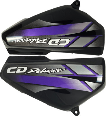 SHREE CD Deluxe BlackBlue Side Panel Bike Crash Guard(Hero)