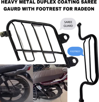 imad SAREE GUARD WITH FOOTREST FOR RADEON Bike Saree Guard(TVS)