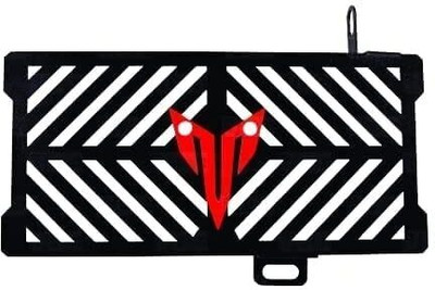 RACER'S EDGE Radiator Guard/Protector for Yamaha MT15 Bike (Red) Bike Crash Guard(Yamaha)
